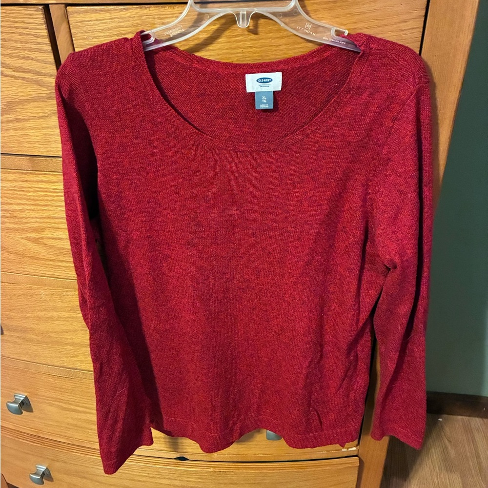 Old Navy Women's Red Sweater